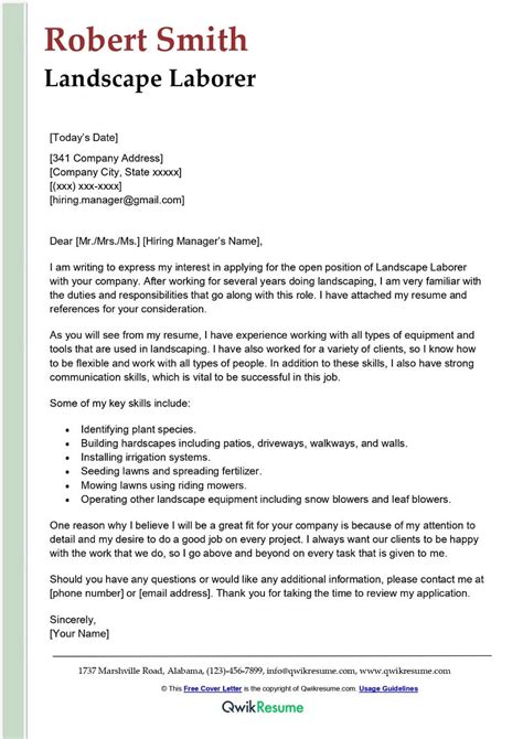 Architecture cover letter tips